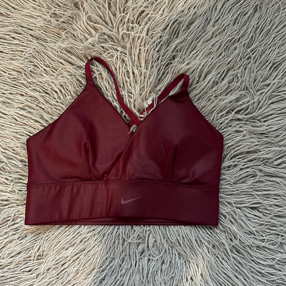 Nike Maroon Sports Bra